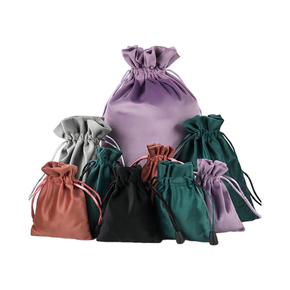 Голландский флисовый подарочный тканевый пакет, сумки на шнурке, ювелирные бархатные мешочки