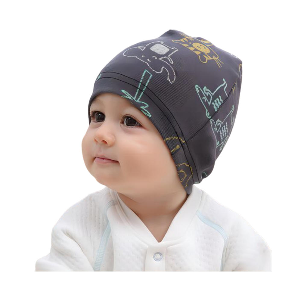 Детская шапка-бини унисекс из 100% хлопка, детские шапки для малышей, мягкая милая вязаная шапка, детская шапочка